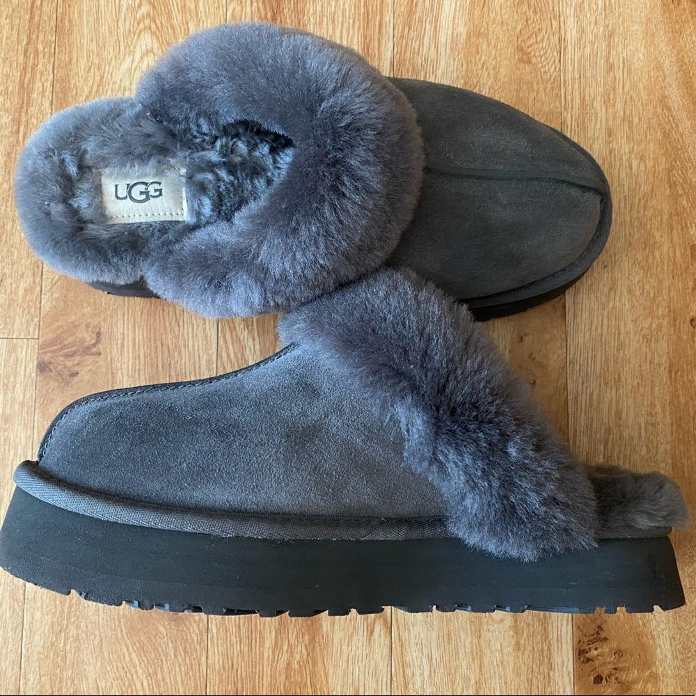 UGG Disquette Platform Slippers